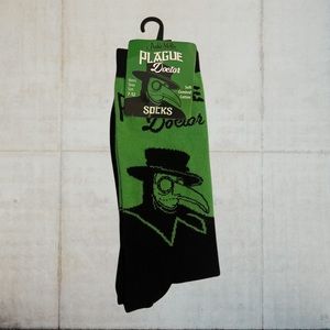 Archie McPhee plague doctor socks